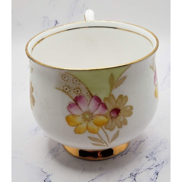 Thomas Forester & Sons Ltd. Flower Pattern Tea Cup and Saucer Phoenix Bone China - Picture 8 of 12